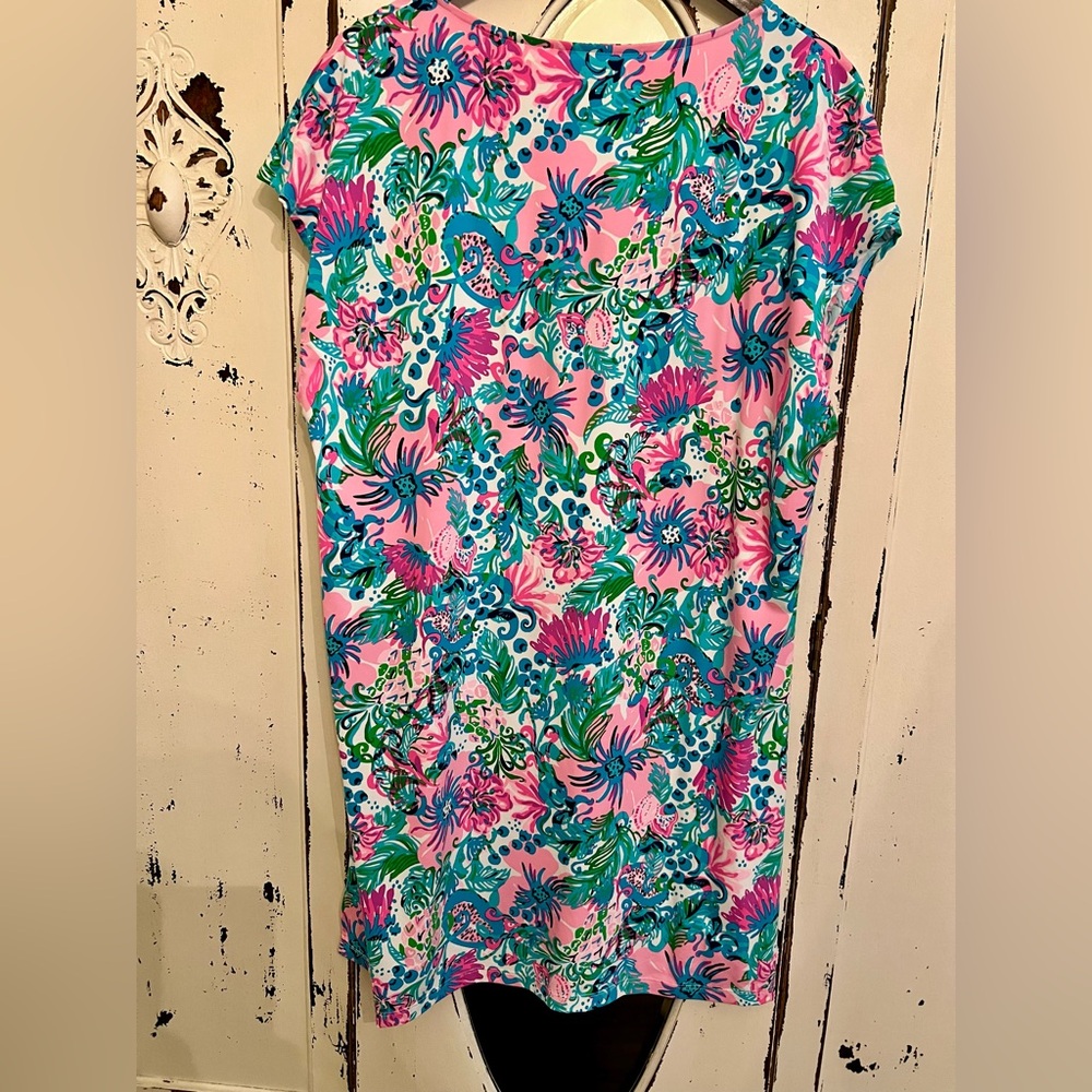 LILLY PULITZER Talli Cover-up In Mandevilla Baby Paradise Petals | L - Picture 6 of 6